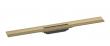 Hansgrohe RainDrain Flex afl�b (kan afkortes) t/bagv�g - 80 - B�rstet bronze