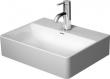 Duravit DuraSquare 45 h�ndvask t/v�g eller m�bel - 3 hanehuller - Uden overl�b