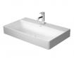 Duravit DuraSquare 80 h�ndvask t/v�g eller m�bel - Uden overl�b - 1 hanehul