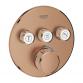 Grohe SmartControl indbygningsarmatur med 3 udtag - B�rstet warm sunset