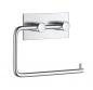 Beslagsboden selvkl�bende toiletpapirholder - Firkantet - Krom