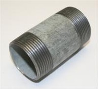 Nippelr�r 80mm x 1 1/4 Galvaniseret