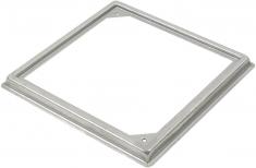 Bl�cher l�s ramme i rustfrit st�l