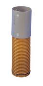 Wavin 200 x 500 mm PVC-forl�nger med muffe til tagnedl�bsbr�nd