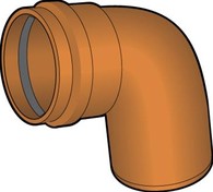 Uponal PP-b�jning 88,5 grader, 110mm