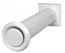 Murventil komplet med insektnet �100 mm hvid, type 100