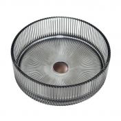 Cass�e Romano fritst�ende bowlevask - Glas/m�rktonet