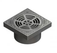 Ulefos 315 x 196 mm karm/rist m/l�s, firkantet, fast, 12,5 t, GG