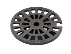 Ulefos 315 mm rist m/ pakning og l�s, 40 t, SG URL 31,5