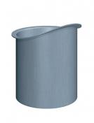 Rheinzink Tudstykke 333/80mm 1/4-rund Vi-Ri-STu. Til lodning. prePatina ECO ZINC blaugrau