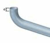 Rheinzink Udh�ngsb�jning 72 grader �76 mm, zink