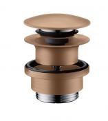 AXOR push-open bundventil - B�rstet R�dguld