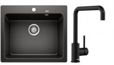 Blanco Naya 6 UX k�kkenvask m/k�kkenarmatur - Sort