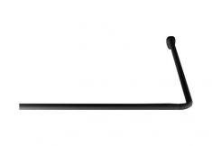 Ridder universal badeforh�ngsstang - 90 x 90 cm - Mat sort