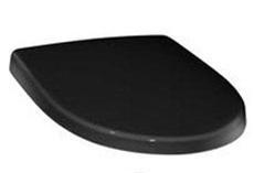 Gustavsberg Nautic toilets&aelig;de m/softclose og quick release - sort