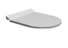 GSI Slim toilets&aelig;de m/softclose & quick-release - Hvid