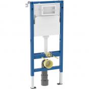 Geberit Duofix element 112 cm m/Delta indbygningcisterne - Tilslutning i siden - Serie 2025