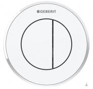 Geberit Omega10 Remote trykknap til mur - Hvid/krom