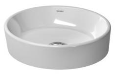 Duravit Starck 2 �44 fritst�ende bowlevask - Uden hanehul - Uden overl�b