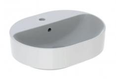 Geberit Variform 50 fritst�ende bowlevask ellipse - 1 hanehul