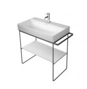 Duravit DuraSquare 80 stativ til h�ndvask - Gulvst�ende - Mat sort