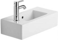 Duravit Vero 50 h�ndvask t/v�g eller m�bel - Venstre - Wondergliss