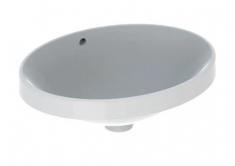 Geberit Variform 50 oval h�ndvask t/nedf�ldning - Med overl�b