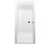 Royal Vigga badekar t/indbygning - 180 x 80 - Afl�b i midten - 1 rygl�n