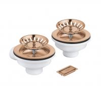 Grohe afl�bss�t til k�kkenvask m/skyllesk�l - B�rstet warm sunset