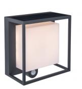 Lutec Curtis Solar udend�rs v�glampe m/solceller og sensor - Gr�