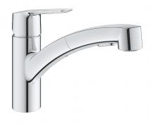 Grohe Start k�kkenarmatur m/udtr�ksbruser - Krom