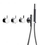 Vola 5471R-16 Brusetermostat med omskifter og h�ndbruser