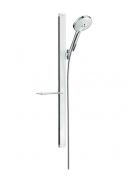 hansgrohe Raindance Select S Brusers�t 120 3jet m/bruserstang 90 cm og s�besk�l - Hvid/krom