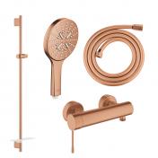 Grohe Rainshower SmartActive komplet brusesystem - 900 mm - B�rstet warm sunset