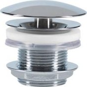 Duravit bundventil u/overl�b 50mm m/kappe - Krom