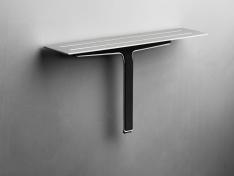 Unidrain ReFrame s�behylde med bruseskraber - B�rstet st�l