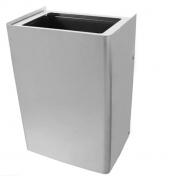 Randi Line v�gh�ngt affaldskurv - B�rstet rustfrit st�l