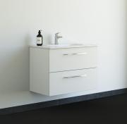 Dansani Mido+ 80 m�bels�t m/Kantate vask - Hvid mat