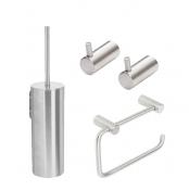 Cass&oslash;e tilbeh&oslash;rspakke til bad - B&oslash;rstet st&aring;l