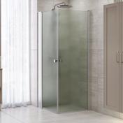 Dansani Match A+A bruseniche - 70x70 cm - Isglas/mat krom