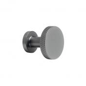 Cass�e Crystal Cut knopgreb eller krog - B�rstet gunmetal