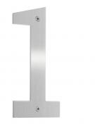 Beslagsboden husnummer 1 - B�rstet rustfrit st�l