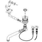 Blanco komplet afl�b Lago med excenter