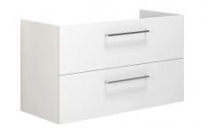 Dansani Mido+ 100 vaskeskab m/skuffer - Hvid h�jglans