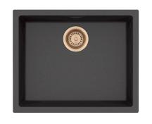 Rest - Lavabo Amsterdam 50 kompositk�kkenvask - Antracit/kobber