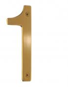 Beslagsboden husnummer 1 - B�rstet messing