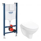 If� Spira Classic Rimless toiletpakke inkl. s�de m/Softclose, cisterne og betjening i hvid
