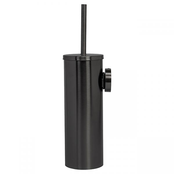 Kosmos toiletb&oslash;rste t/v&aelig;g - B&oslash;rstet gunmetal