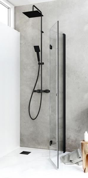 Hafa Igloo Pro folded&oslash;r - Klar glas/mat sort - 70 cm