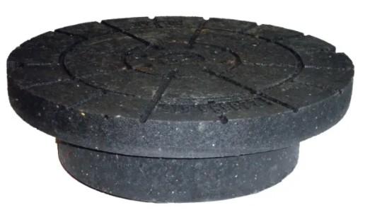 Lauridsen 315 mm d&aelig;ksel t/ kegle med fals - 1,5 tons